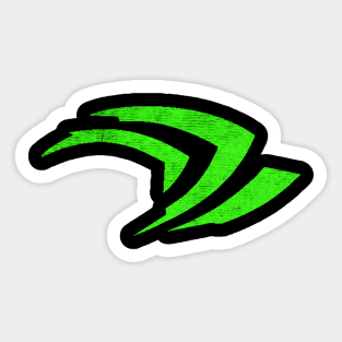 Green Nvidia Sticker